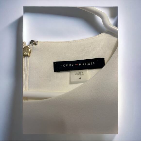 Tommy Hilfiger Women's Scuba Crepe Colorblock Sheath Dress - Picture 3 of 6